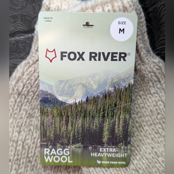 Fox River Cream Ragg Wool Extra Heavyweight Gloves Mittens MEDIUM - Picture 3 of 4